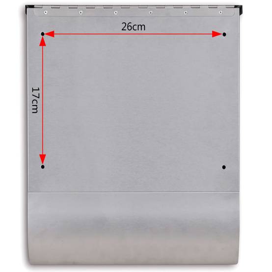 Boîte aux lettres Argent 31 X 11 cm - Prolenta Premium - Image 6