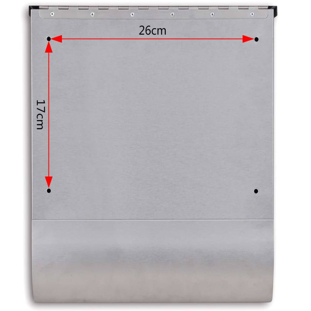 Boîte aux lettres Argent 31 X 11 cm - Prolenta Premium - Image 6