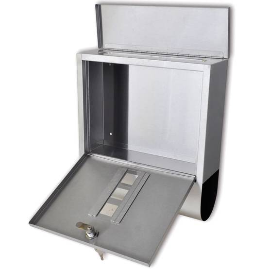 Boîte aux lettres Argent 31 X 11 cm - Prolenta Premium - Image 3