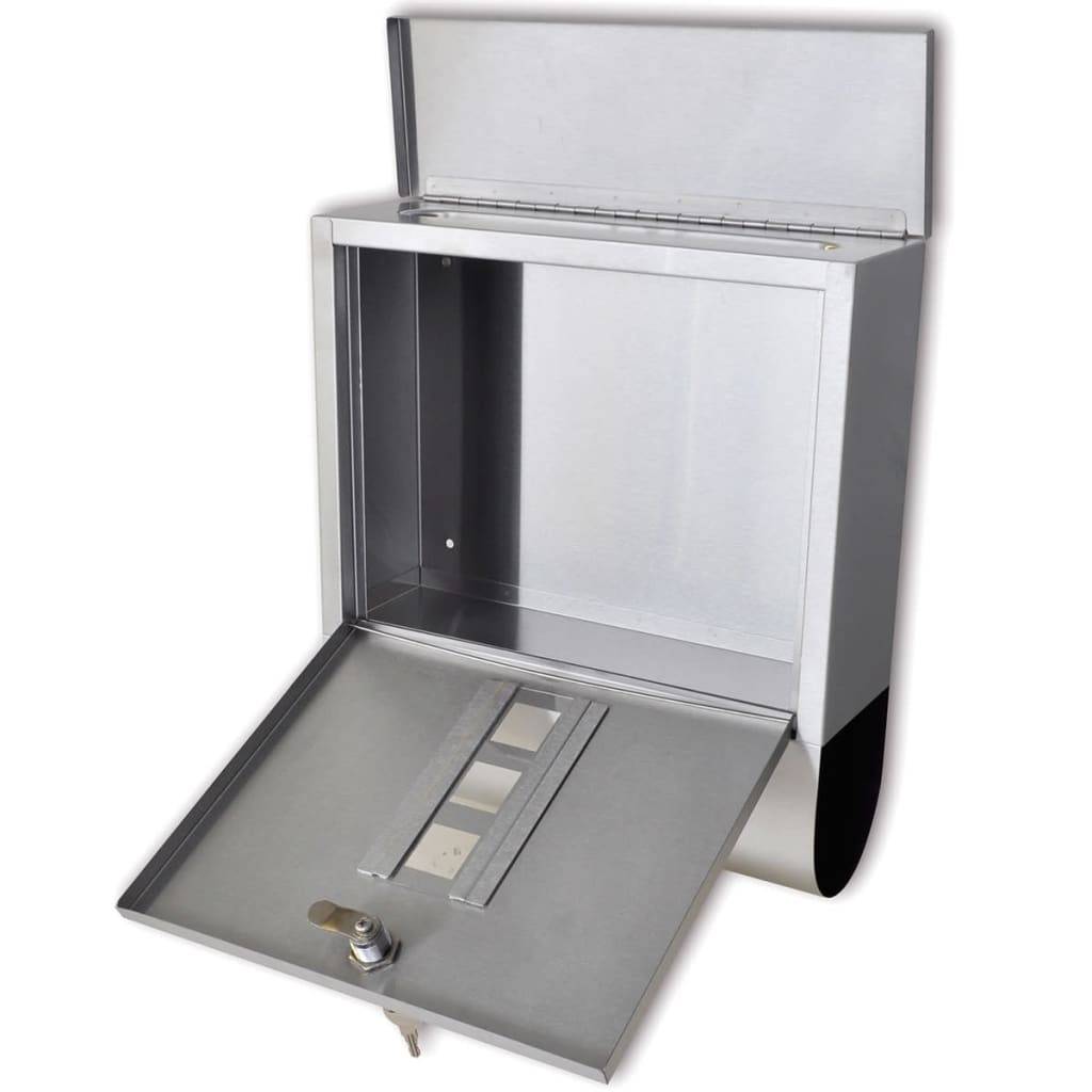 Boîte aux lettres Argent 31 X 11 cm - Prolenta Premium - Image 3
