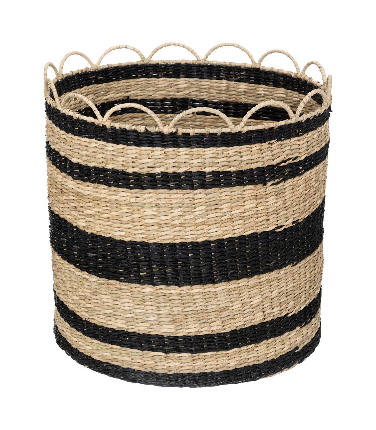 Lot de 2 Paniers de rangement Bicolore D 35 et D 29 cm - Image 2