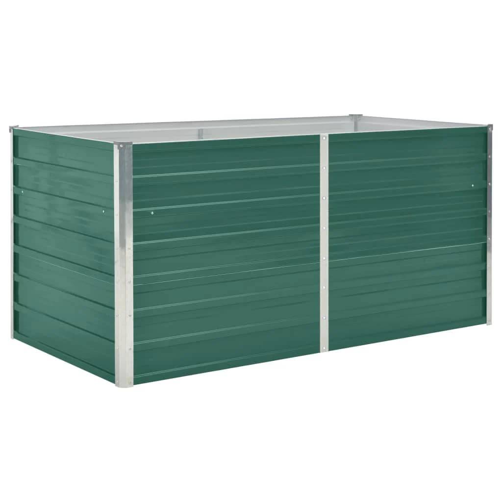 Vidaxl - Jardinière 160 x 80 x 77 cm Acier galvanisé Vert vidaXL 47010 - Image 2