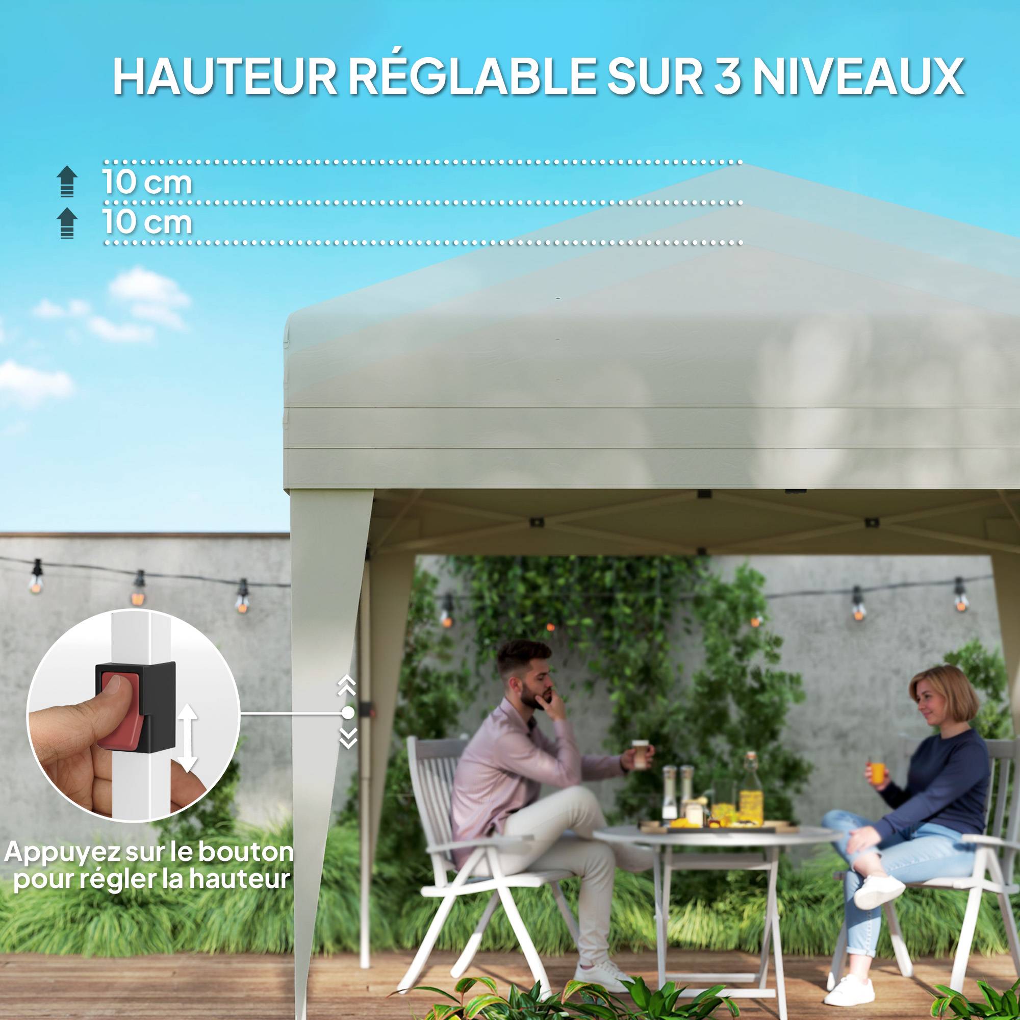 Bain de soleil transat chaise longue inclinable pliable avec oreiller - 182x56x28cm Tissu Vert fr36 - Image 7