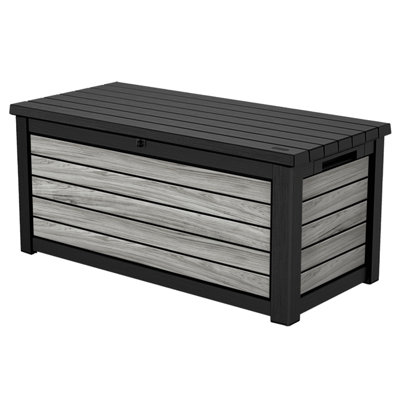 Keter - Coffre résine Keter Signature 630 L - Stormgrey - Image 2