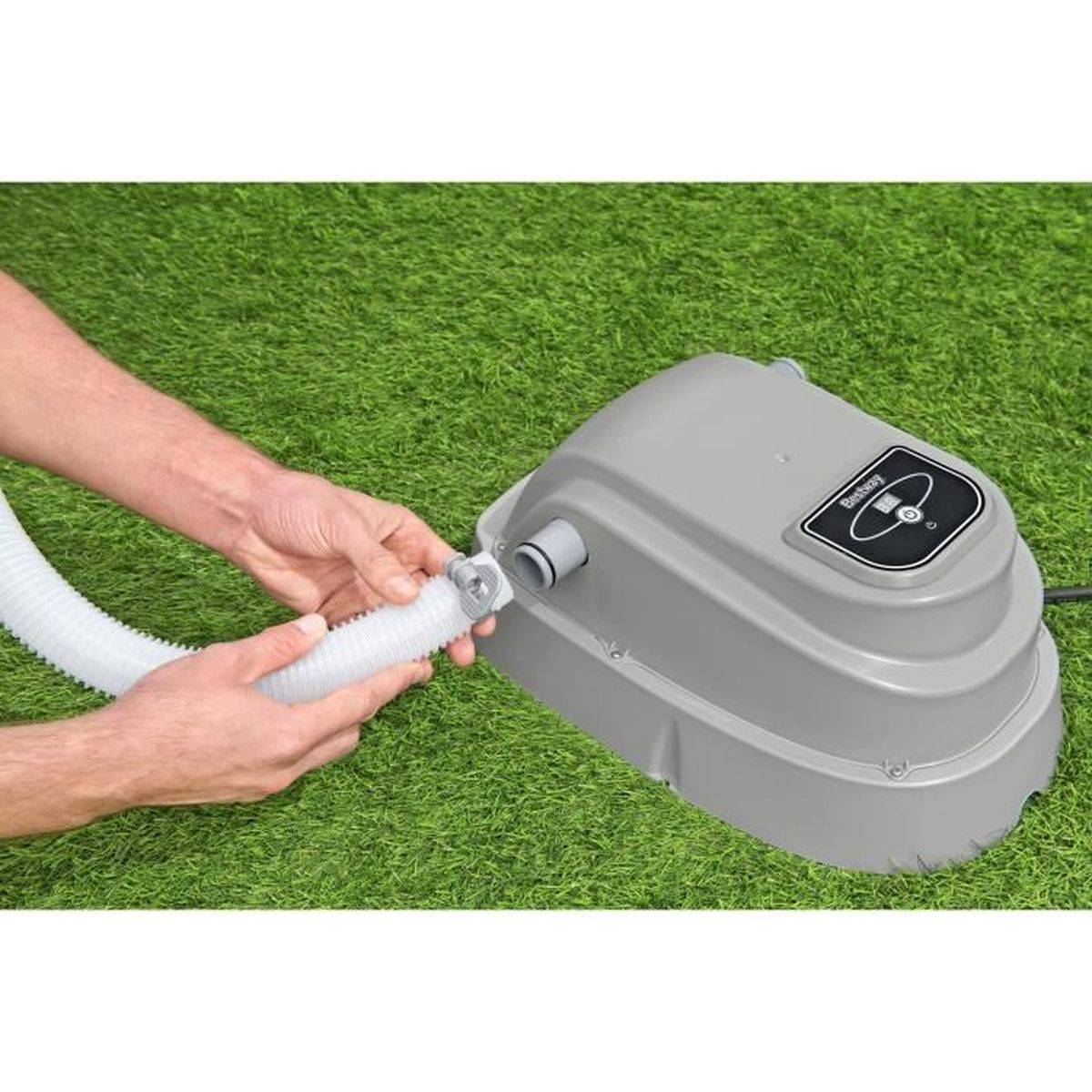 Bestway - Chauffe-eau électrique de piscine hors-sol 2 800 W, 1 520 à 17 035 L, jusqu’à 40 °C, 32 mm - Bestway - Image 6