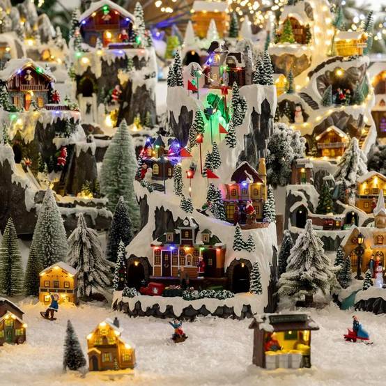 Village lumineux station 34 LED FEERIC LIGHTS & CHRISTMAS - Image 6