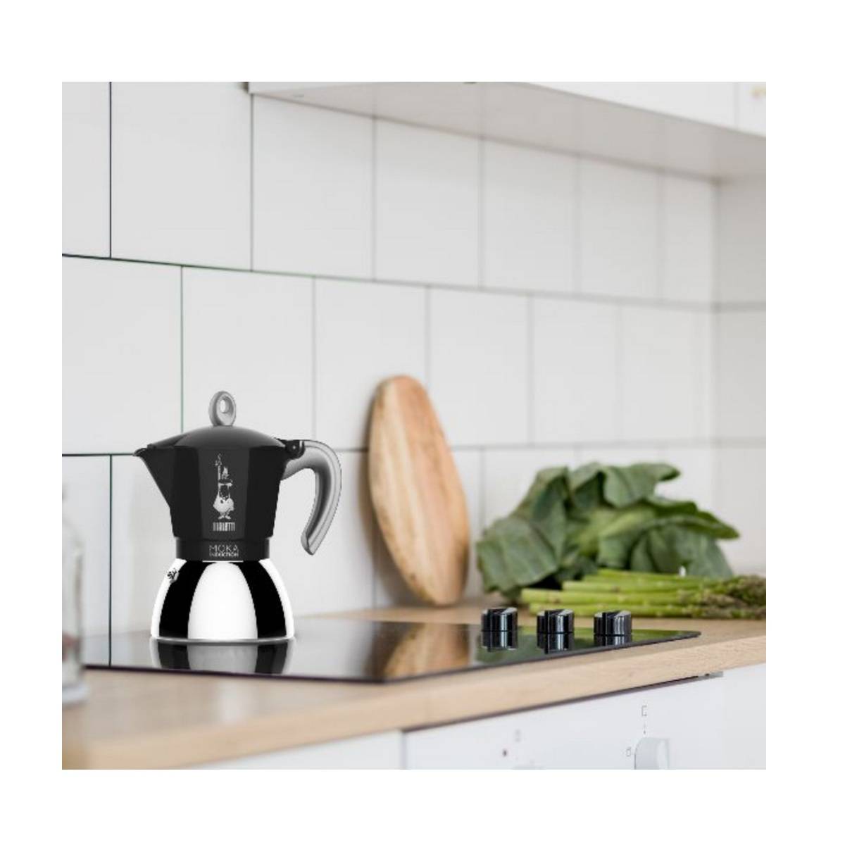 Cafetière italienne Moka induction 2 tasses noir - Image 2