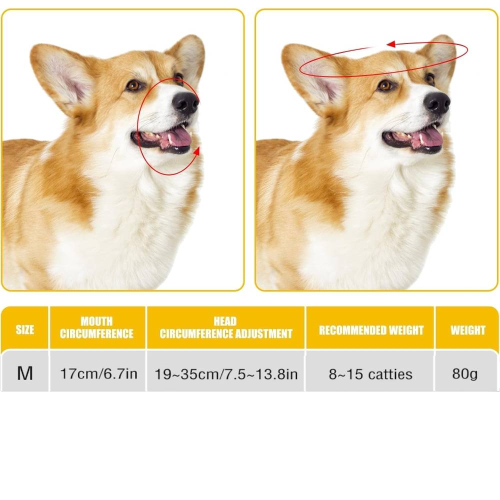 IntiMeg - Muselière de chien jaune - IntiMeg - Image 3