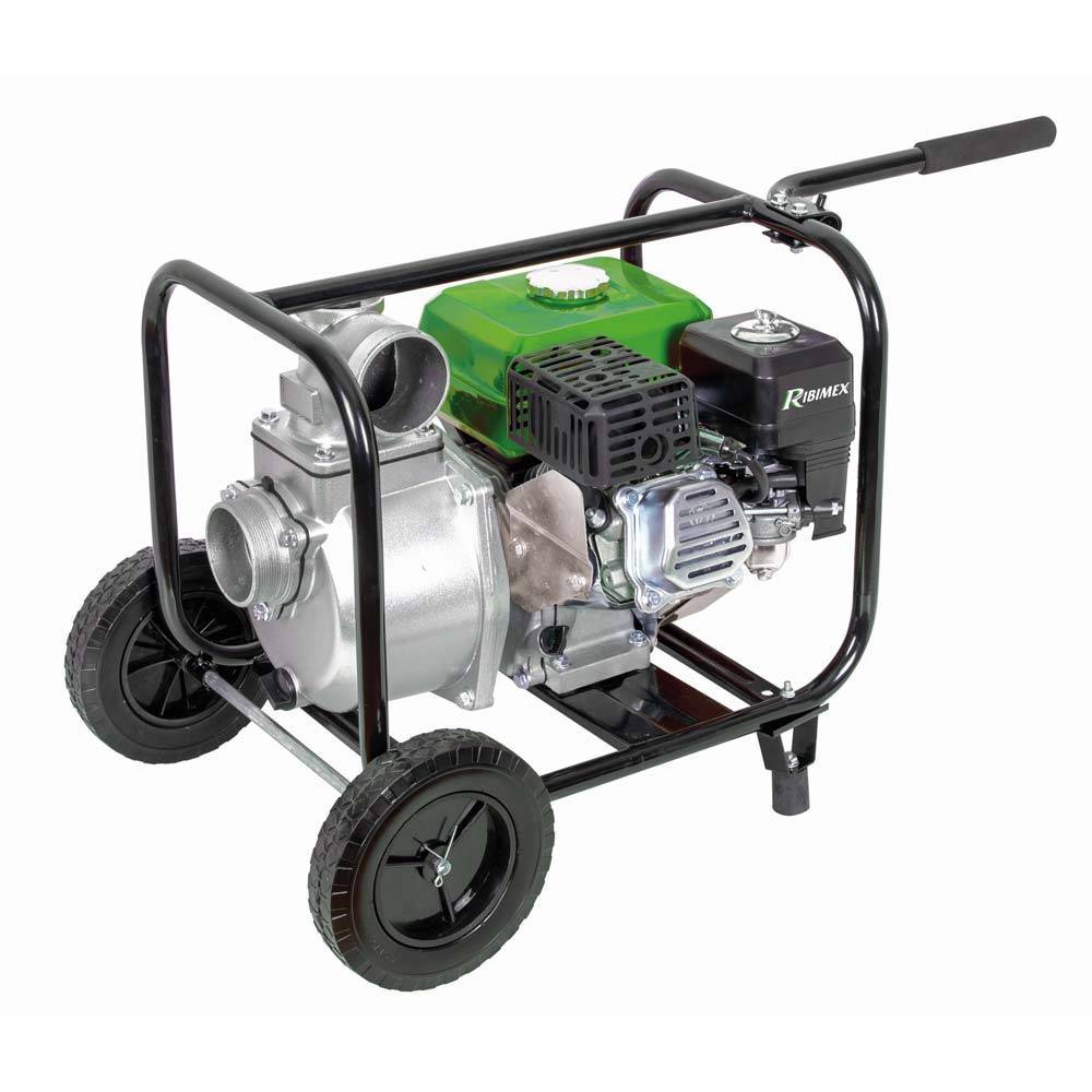 Ribimex - Motopompe 6 hp 212 cc 33m3 par heure sur roues