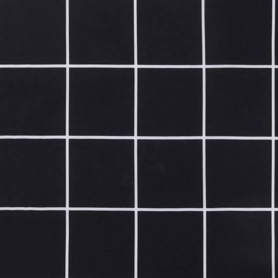 Lot de 2 coussins de chaise polyester carreaux noir 50 x 50 x 7 cm - PANGIVO - Image 8