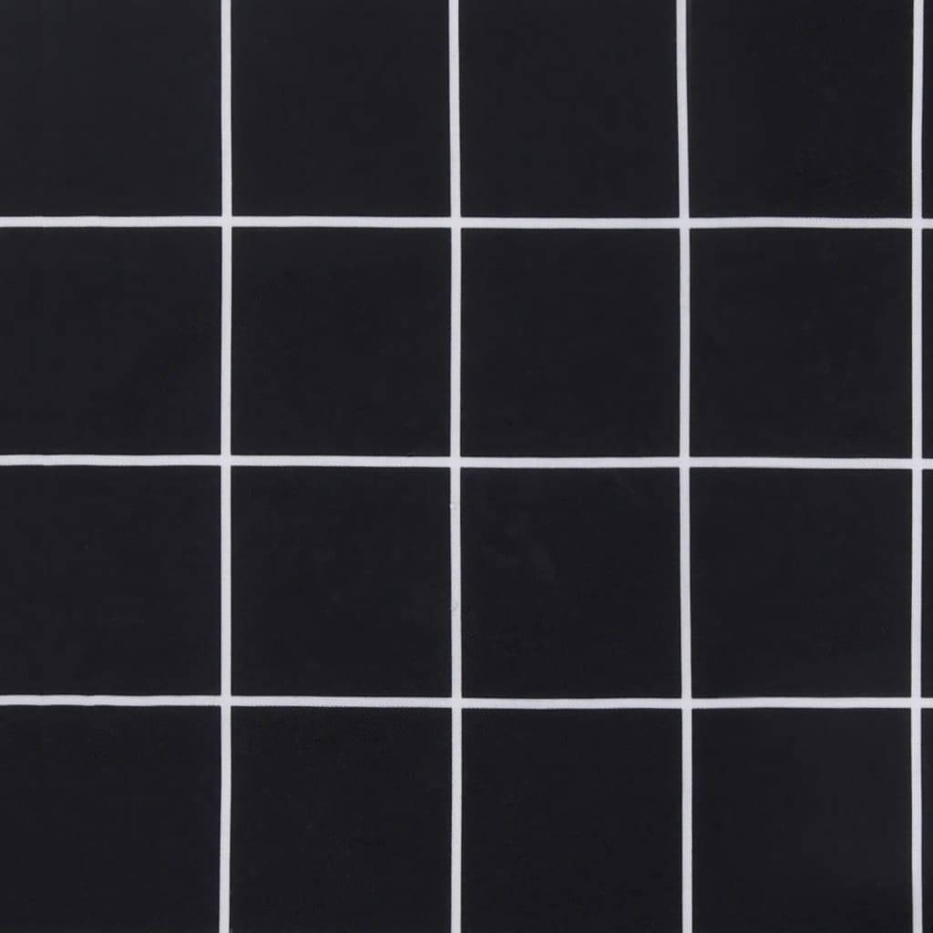 Lot de 2 coussins de chaise polyester carreaux noir 50 x 50 x 7 cm - PANGIVO - Image 8