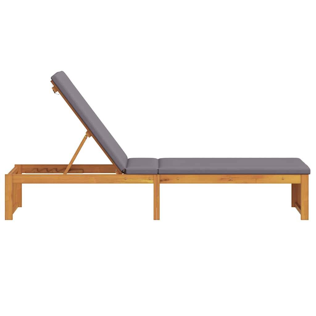 PANGIVO - Transat bois d'acacia massif huile naturelle 200 x 55 x 94 cm, Poids :21.5kg - PANGIVO - Image 5