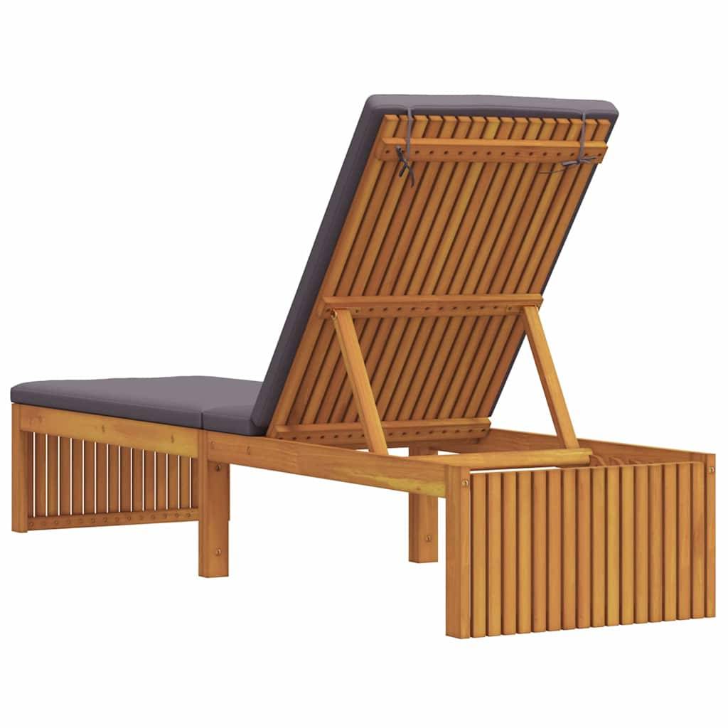 PANGIVO - Transat bois d'acacia massif huile naturelle 200 x 55 x 94 cm, Poids :21.5kg - PANGIVO - Image 6