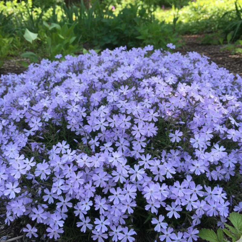 Phlox nain Blue Ribbons®, Phlox mousse à fleurs Bleue/ - feuillage Caduc - Godet - 5/20 cm