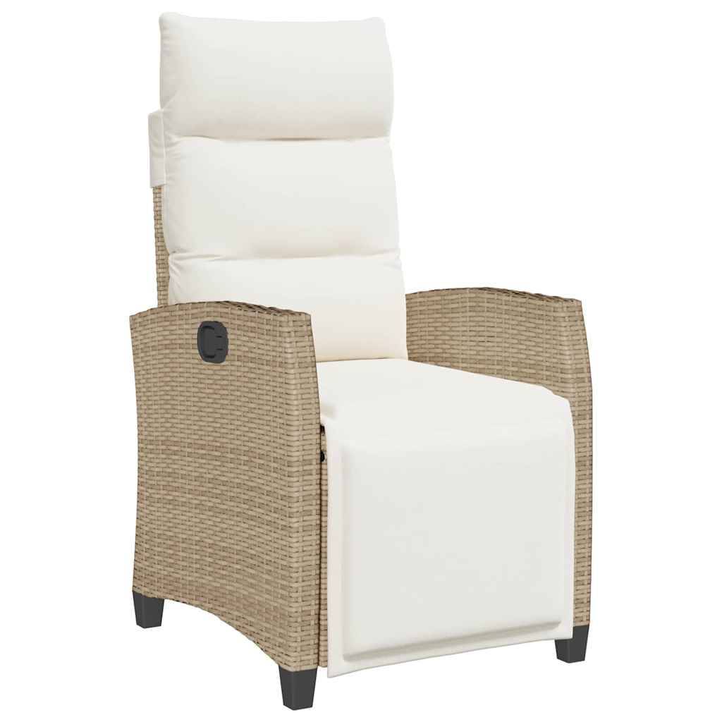 Prolenta Premium - Chaises de jardin rotin beige 65 x 58 x 94 cm - Prolenta premium p398.2 - Image 1