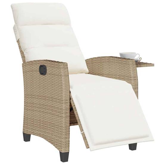 Prolenta Premium - Chaises de jardin rotin beige 65 x 58 x 94 cm - Prolenta premium p398.2 - Image 4