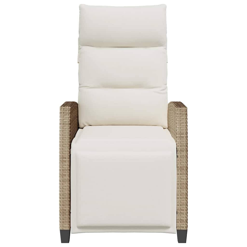 Prolenta Premium - Chaises de jardin rotin beige  65 x 58 x 94 cm  - Prolenta premium p398.2 - Image 5