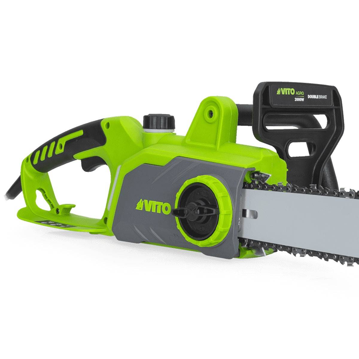 Tronçonneuse électrique 2000W Lame Guide oregon 455mm Frein automatique VITO - Image 6