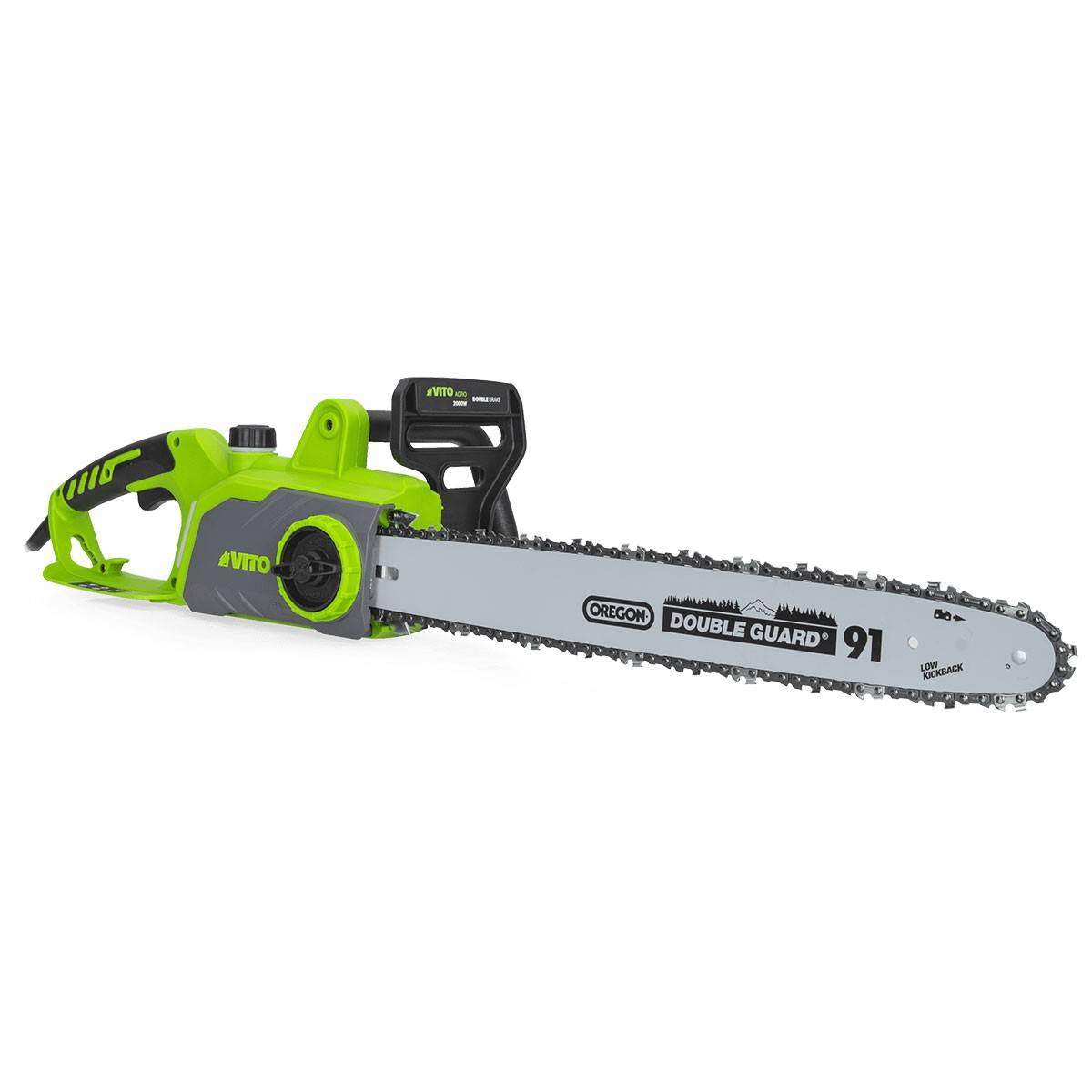Tronçonneuse électrique 2000W Lame Guide oregon 455mm Frein automatique VITO - Image 1