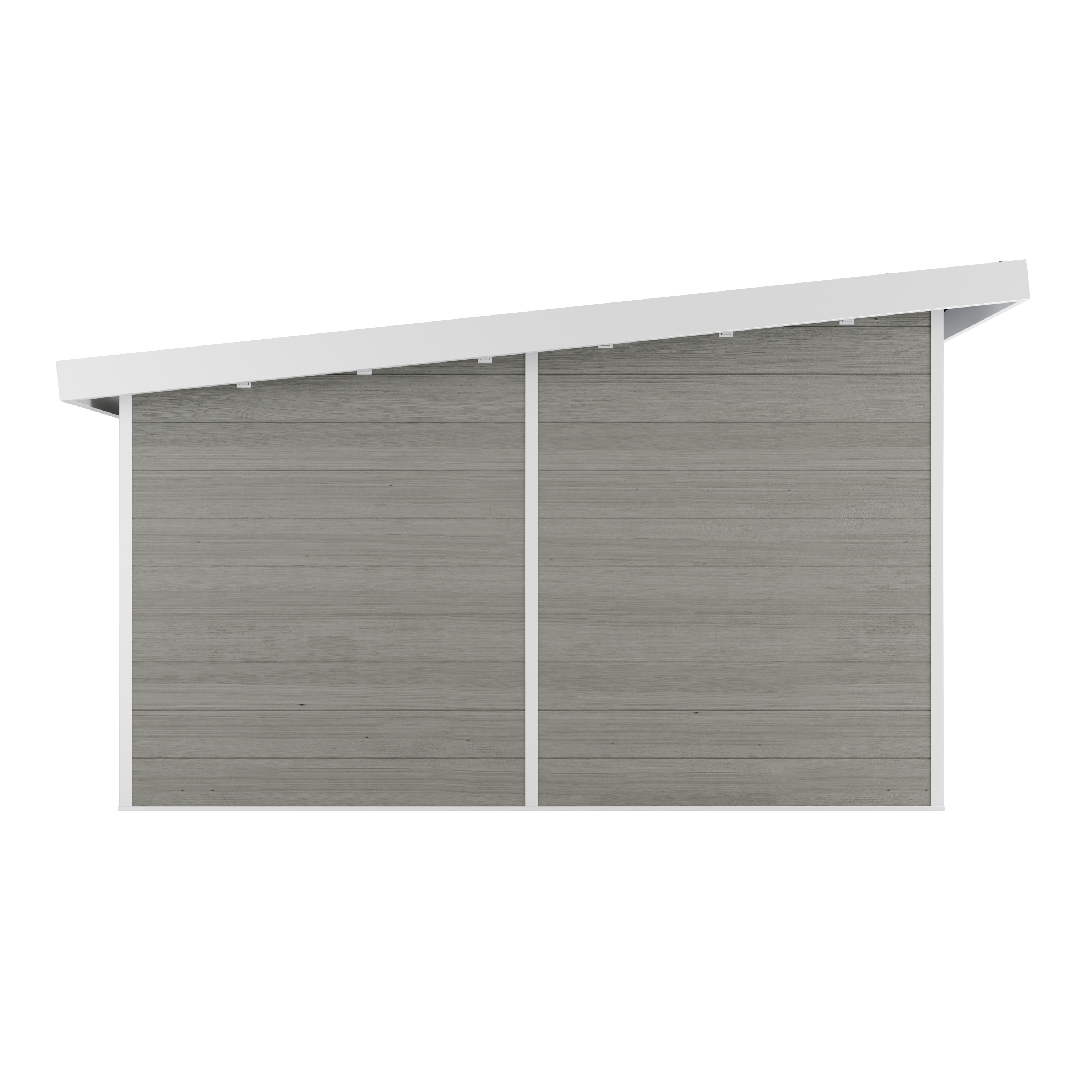 Abri de Jardin Composite ALMA - 15m2 Gris clair - Cabane de Jardin - Image 5