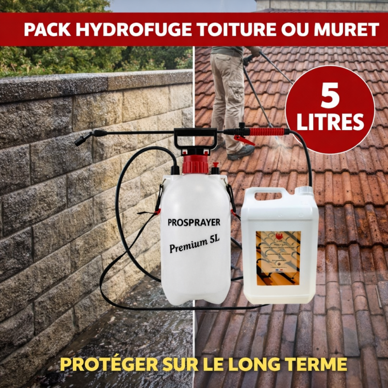 Pulvérisateur à pression 5 L + HYDROFUGE 5 L - Image 2