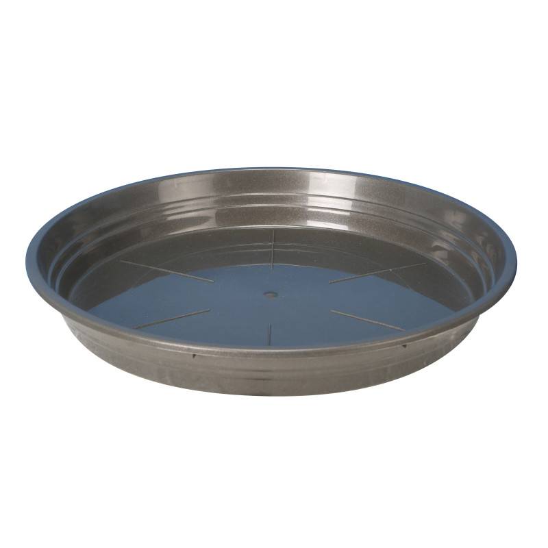 Riviera - Soucoupe Ronde D40cm - H5,4cm - Gris - Fabrication Française - Image 1