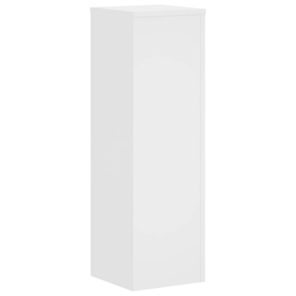 Vidaxl - Supports pour plantes 2 pcs blanc 25x25x80 cm bois d'ingénierie vidaXL 852942 - Image 6
