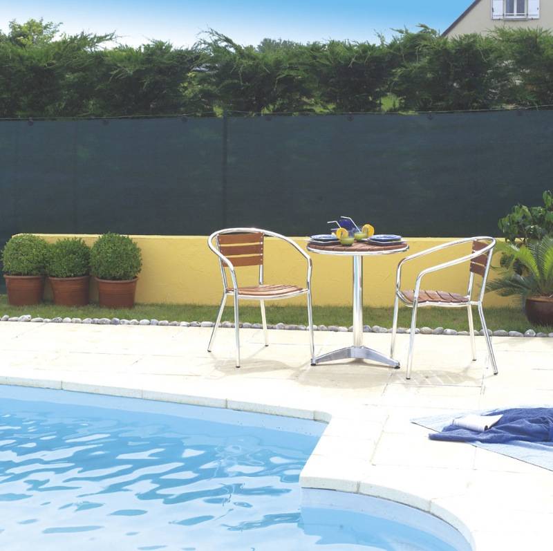 Nortène - Brise vue tissé 95% occultant - vert- 1 x 3 m TOTALTEX Nortene