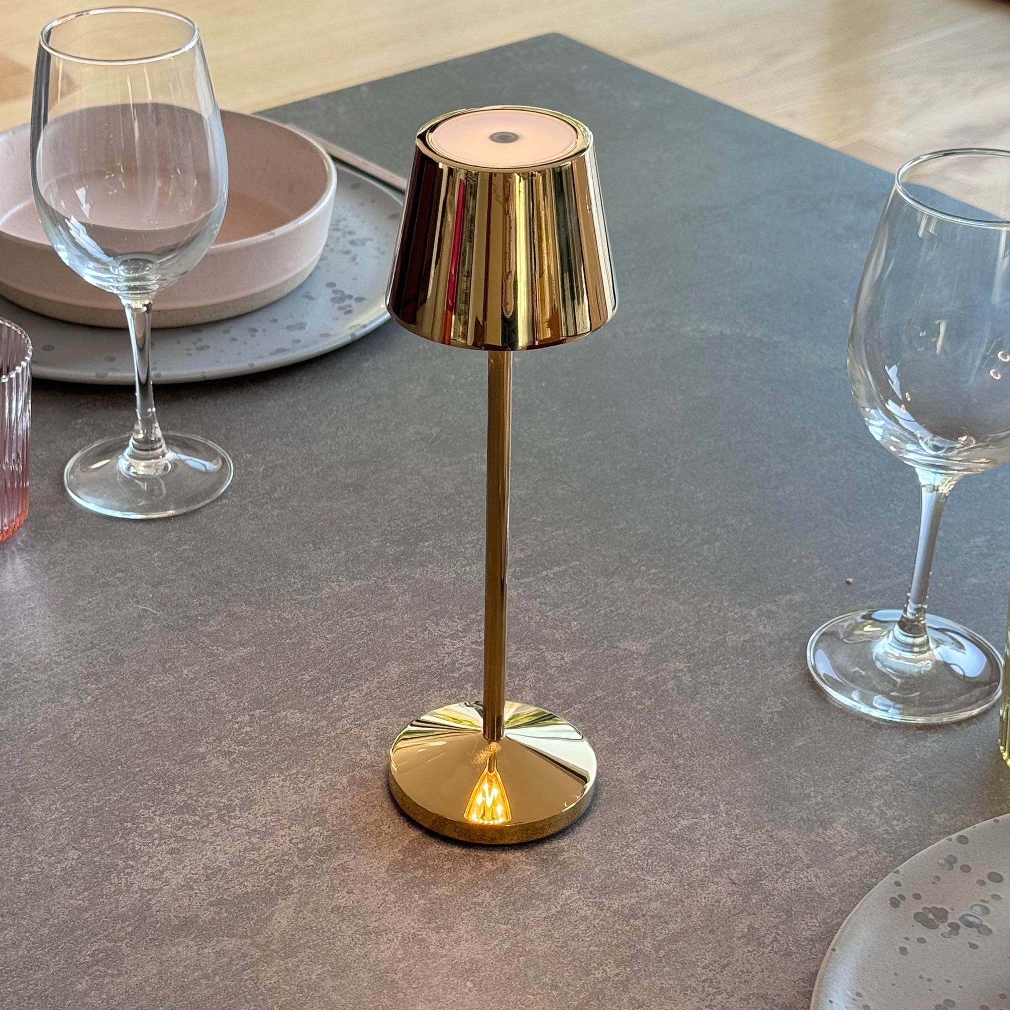 Lumisky - Lampe de table sans fil EMILY Or H25cm - Image 5