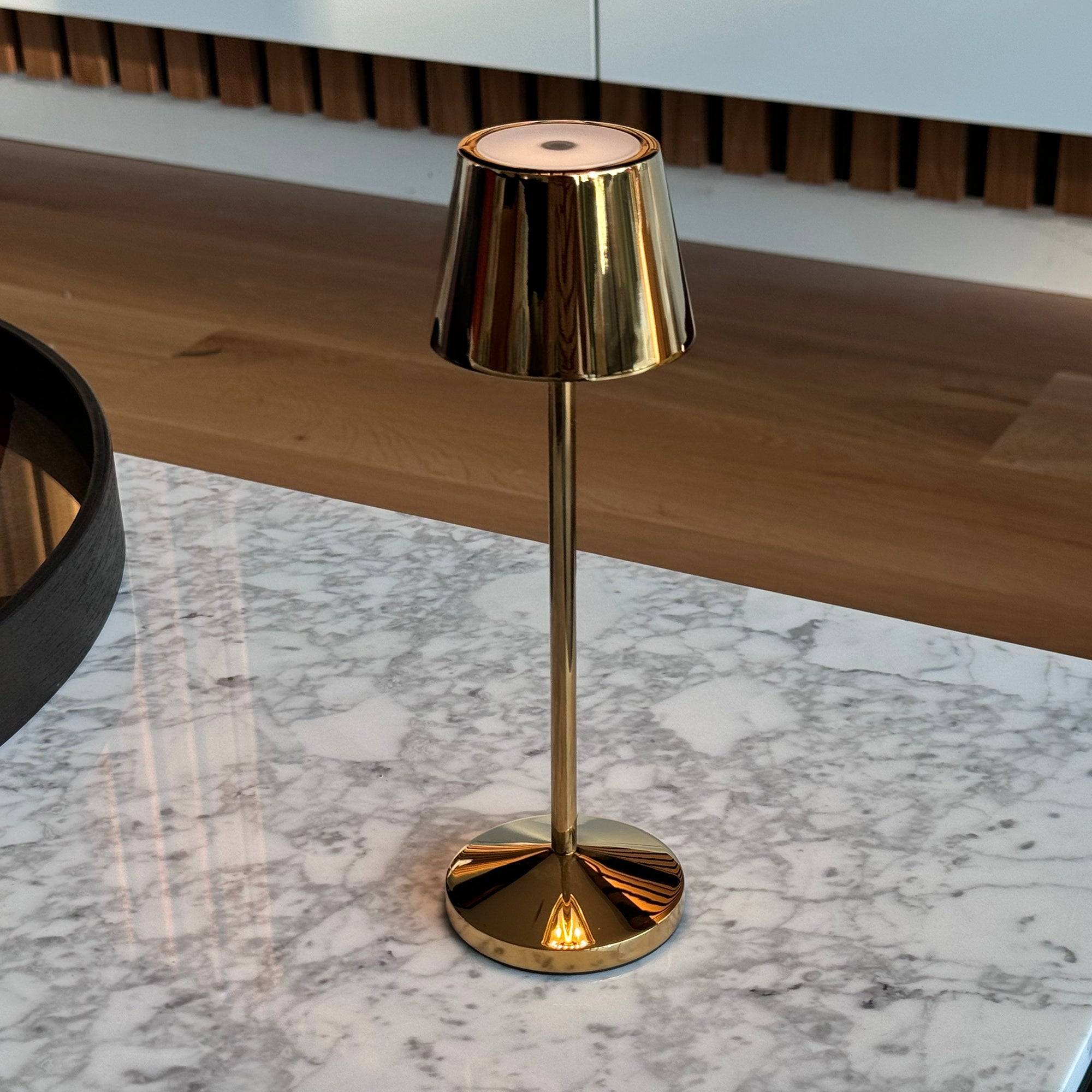 Lumisky - Lampe de table sans fil EMILY Or H25cm - Image 7