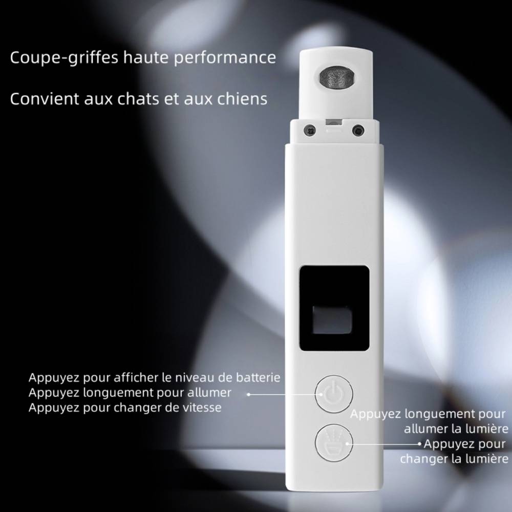 Coupe ongles électrique rechargeable pour animaux - MCBOSON - Image 3