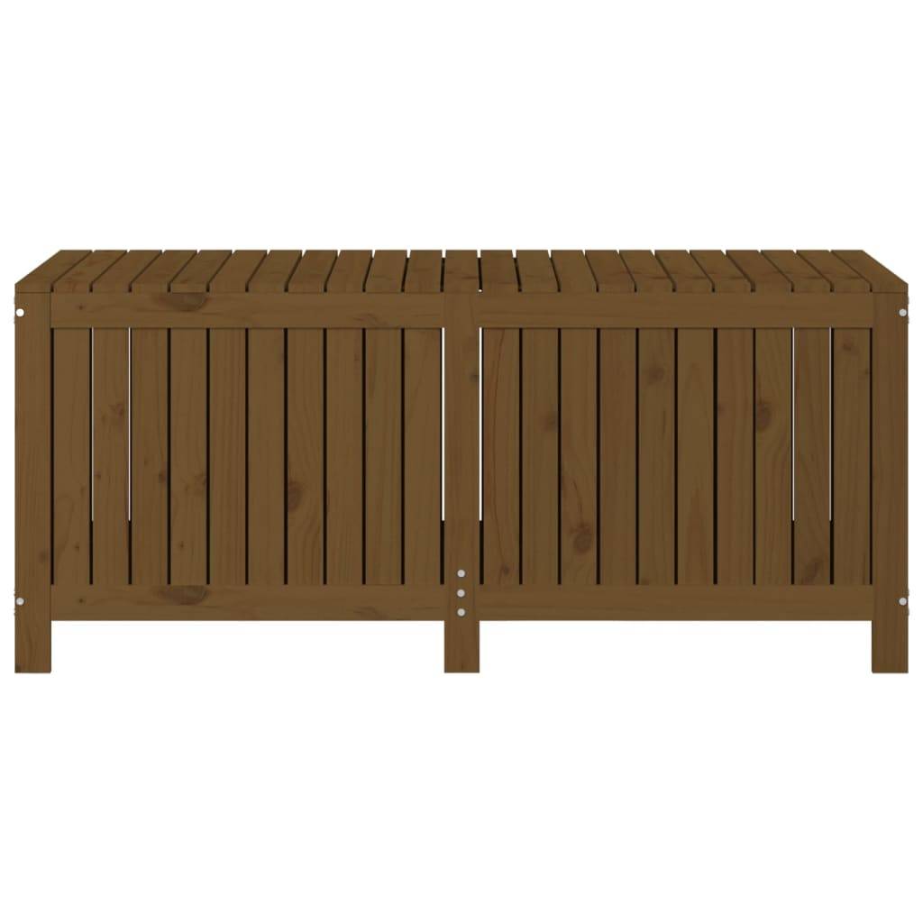 ComfortXL - Coffre de Jardin XXL en Bois de Pin Massif avec Vérin à Gaz pour Terrasse Marron Miel 147x68x64 cm – ComfortXL Outdoor Living - Image 6