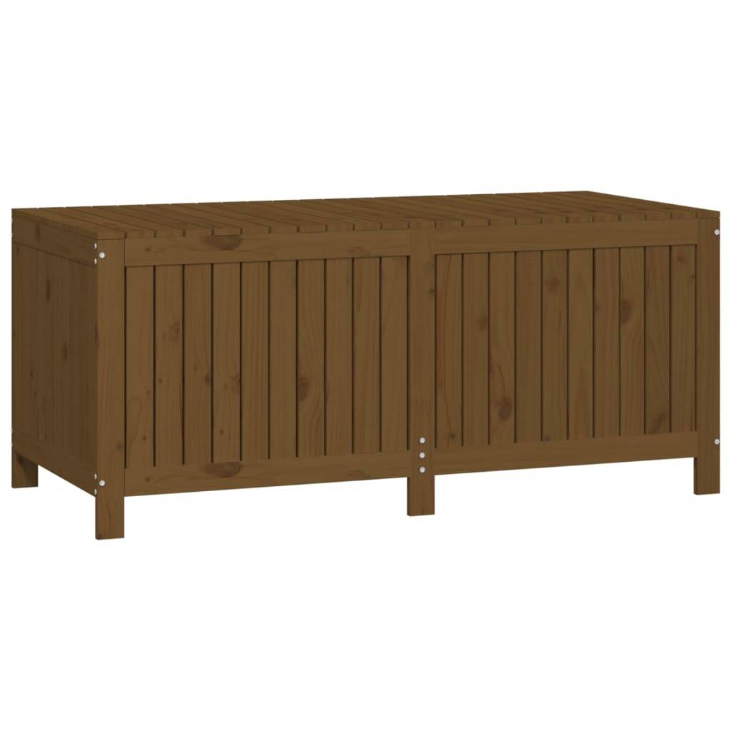 ComfortXL - Coffre de Jardin XXL en Bois de Pin Massif avec Vérin à Gaz pour Terrasse Marron Miel 147x68x64 cm – ComfortXL Outdoor Living - Image 5