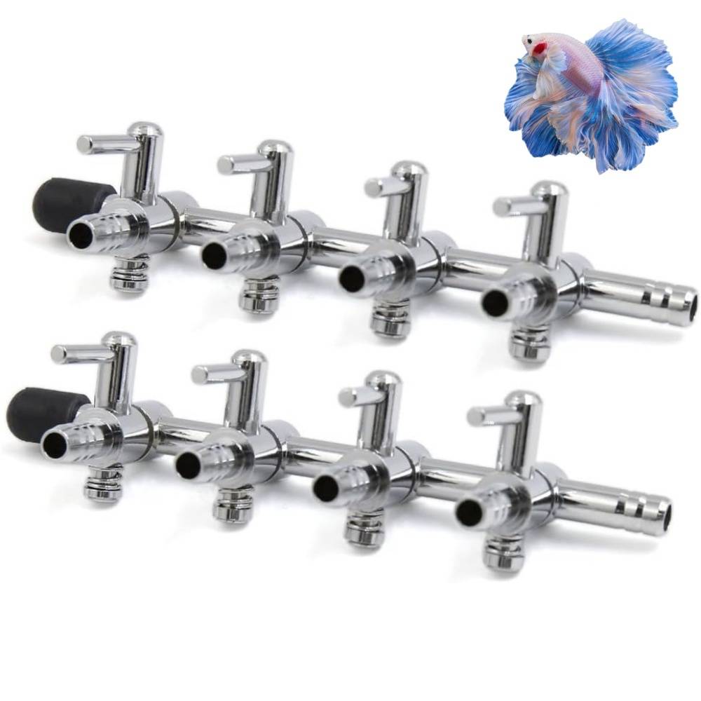 Lot de 2 valves 4 voies pour aquarium - Lytech - Image 1