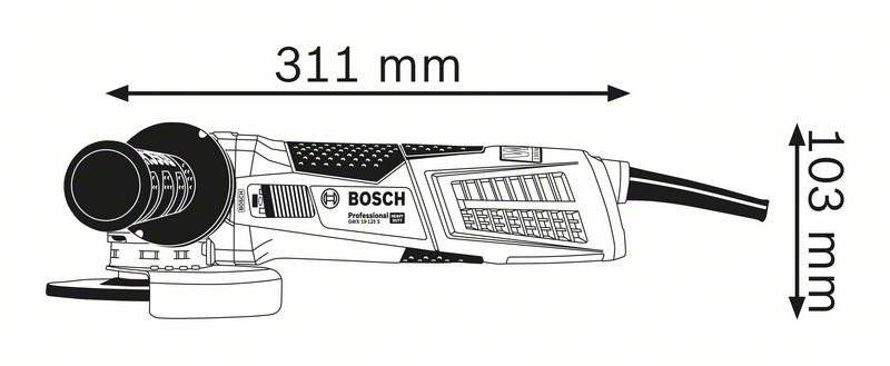 Bosch - Meuleuse BOSCH X-Lock GWX 19-25 S - 1900W Ø125 mm - 06017C8002 - Image 2