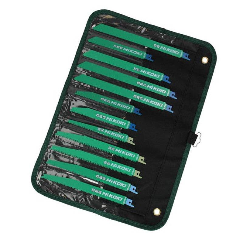 Pochette 12 lames de scie sabre - HIKOKI - 752049 - (752016- 017x2- 014- 019- 030- 033x2- 024x2- 018x2) Hikoki - Image 1