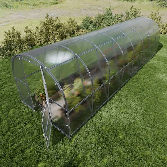Serre KLASIKA BALTIC LT 3 x 8 m (24 m²), 6 mm avec revêtement en polycarbonate - Image 1