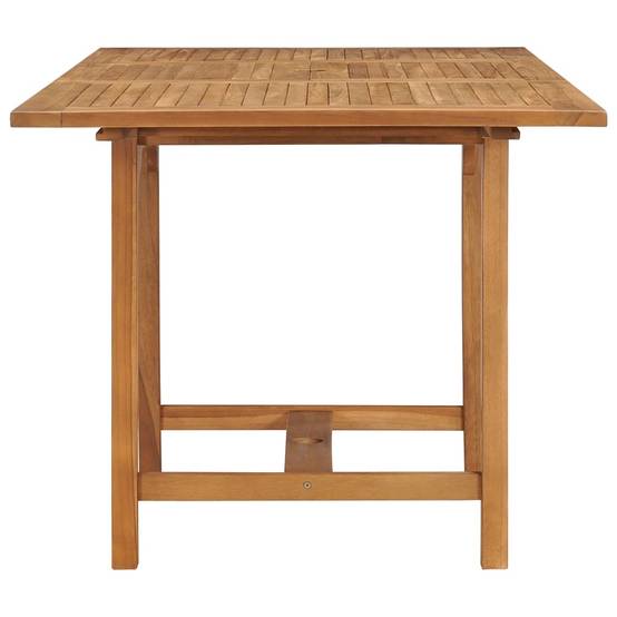 PANGIVO - Table extensible de jardin Teck solide 110-160 x 80 x 75 cm - PANGIVO - Image 6