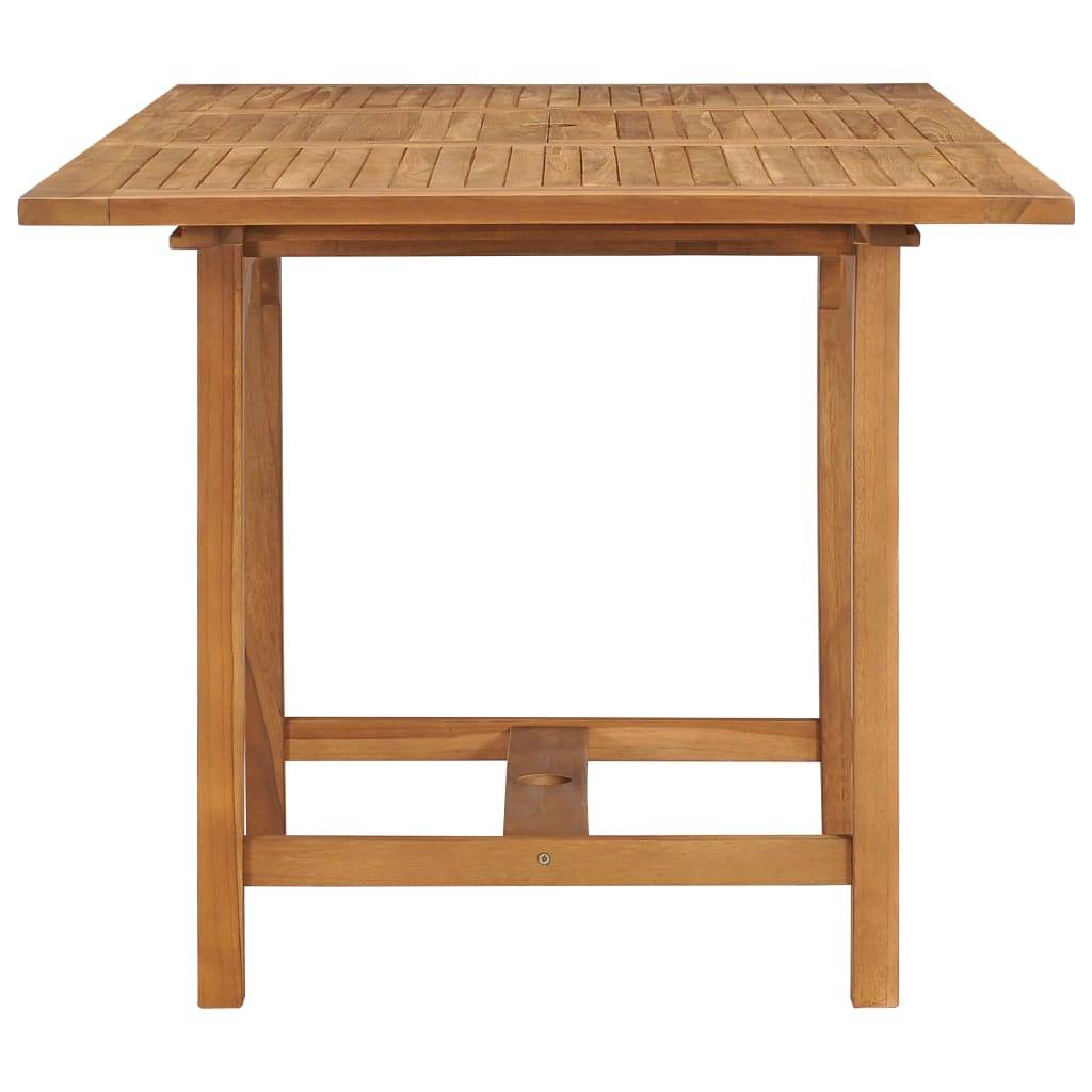 PANGIVO - Table extensible de jardin Teck solide 110-160 x 80 x 75 cm - PANGIVO - Image 6
