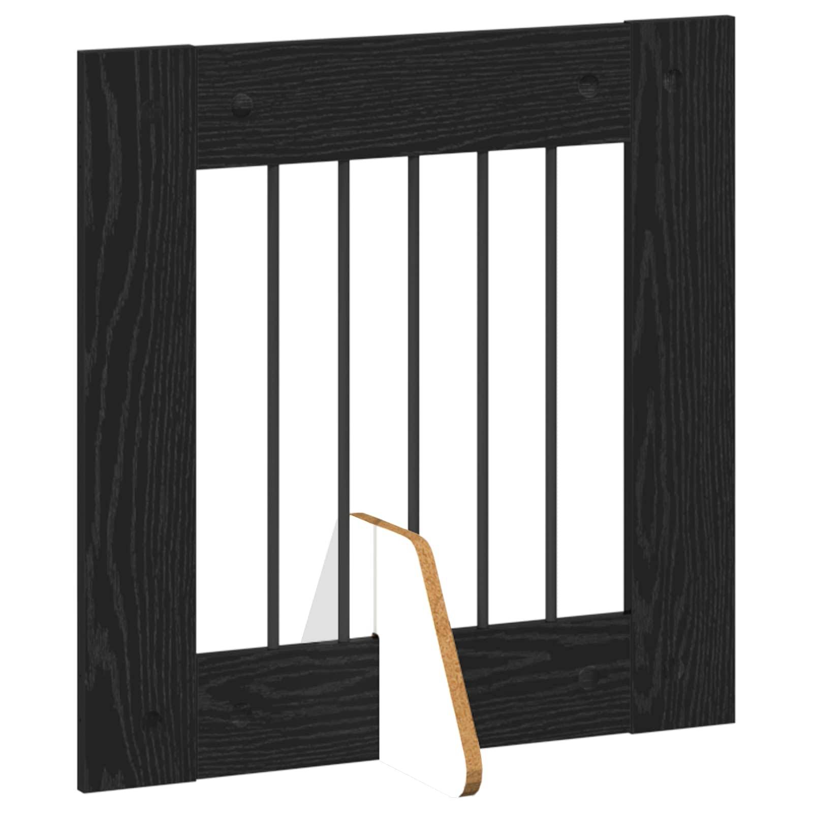ComfortXL - Barrière et parc intérieur chien bois pliable ajustable 241 cm chêne noir - ComfortXL Outdoor Living - Image 3