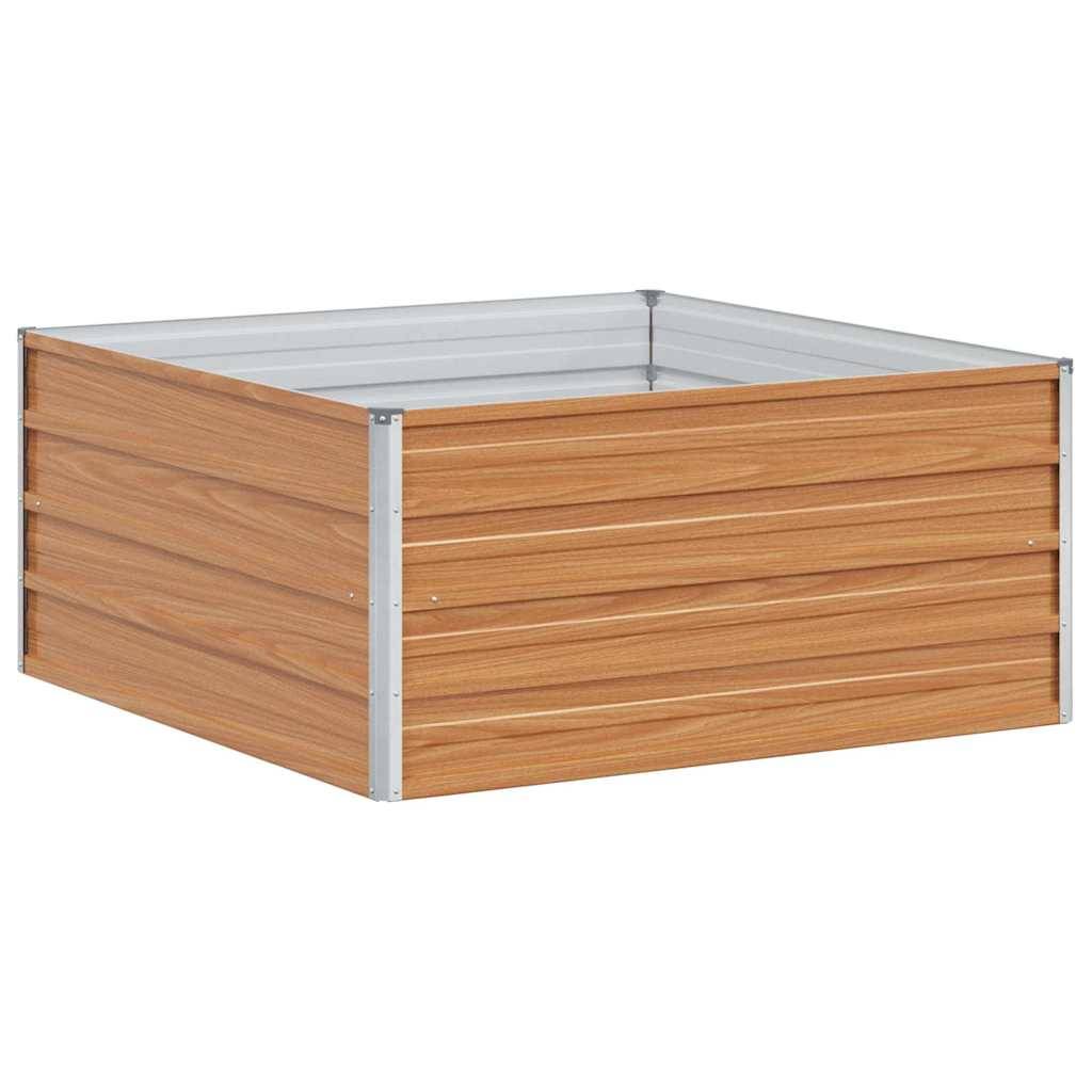 Prolenta Premium - Jardinière acier marron 100 x 100 x 45 cm - Prolenta premium p323.6 - Image 7