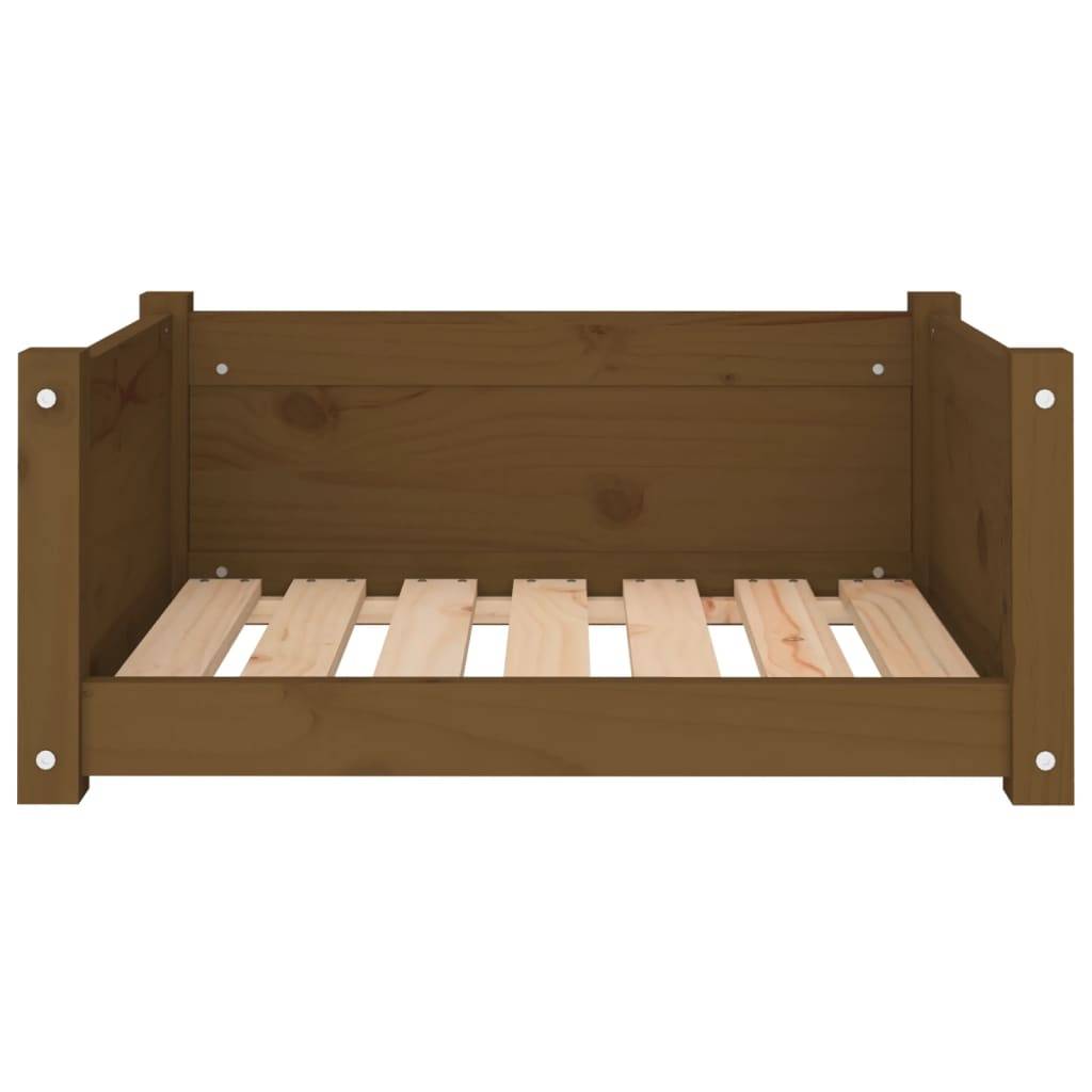 Vidaxl - Lit pour chien Marron miel 65,5x50,5x28 cm Bois de pin solide vidaXL 821450 - Image 9
