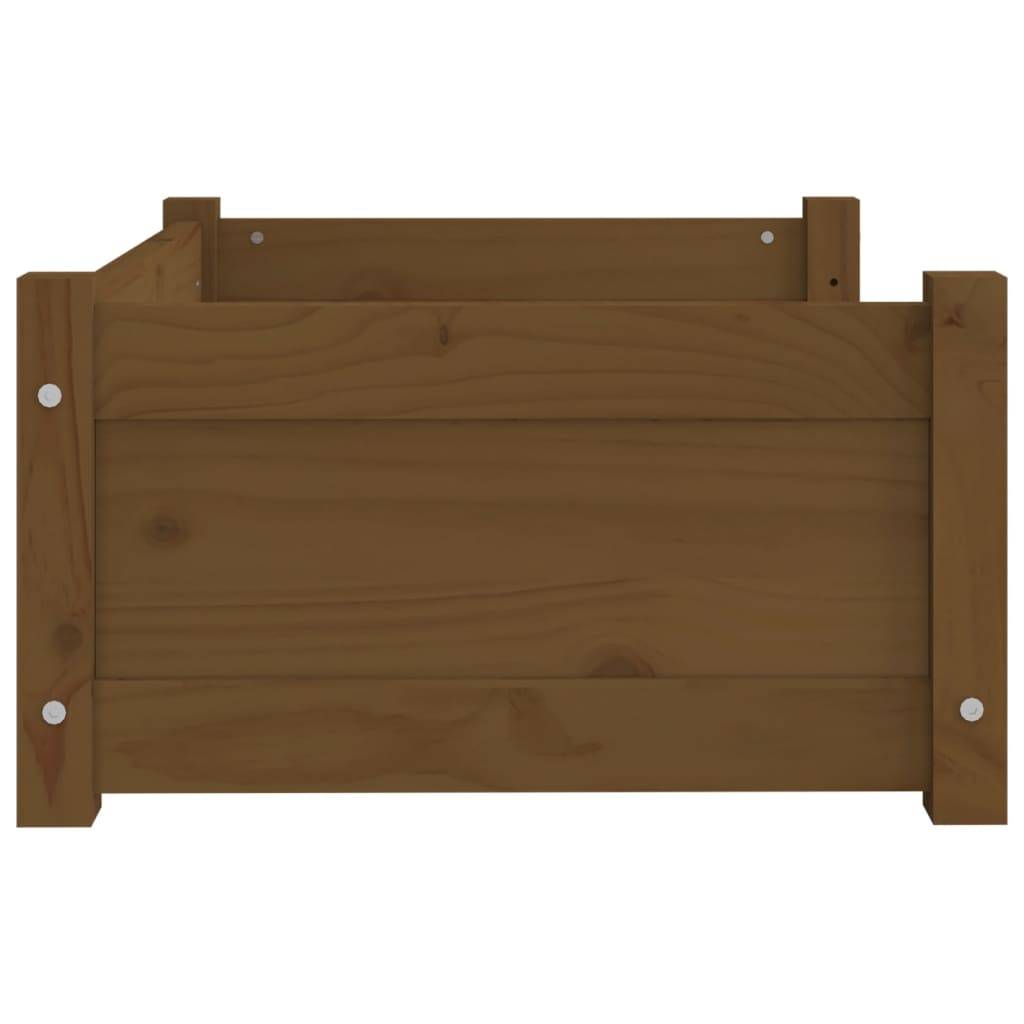 Vidaxl - Lit pour chien Marron miel 65,5x50,5x28 cm Bois de pin solide vidaXL 821450 - Image 7