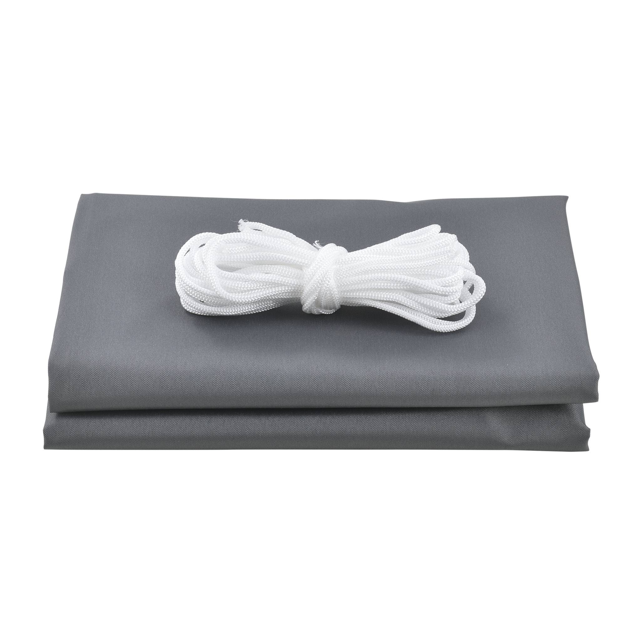 Voile d'Ombrage Patras Triangulaire Gris Foncé 300 x 300 x 300 cm [en.casa] - Image 2