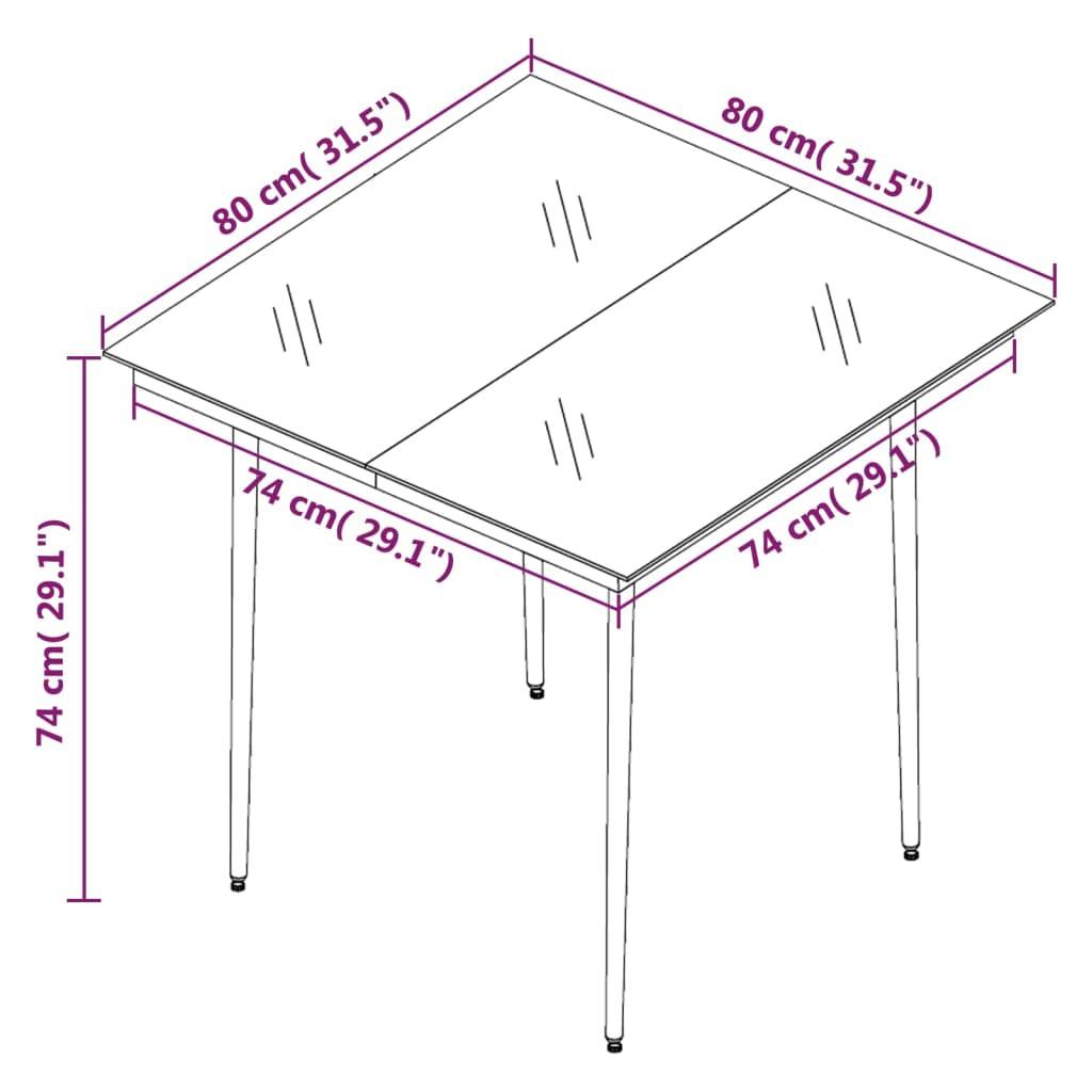 Ensemble Repas 4P Rotin PVC Coussins Crème Jardin Marron – ComfortXL Outdoor Living - Image 7