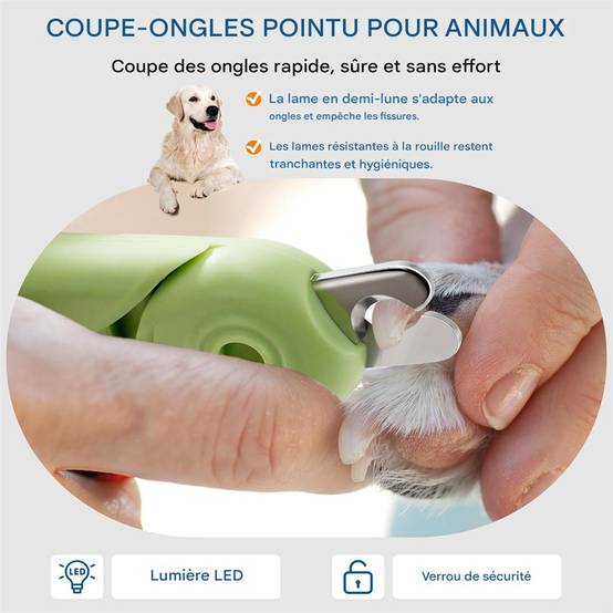 Ciseaux à ongles pour animaux(Vert) DtopbuyAge - Image 2