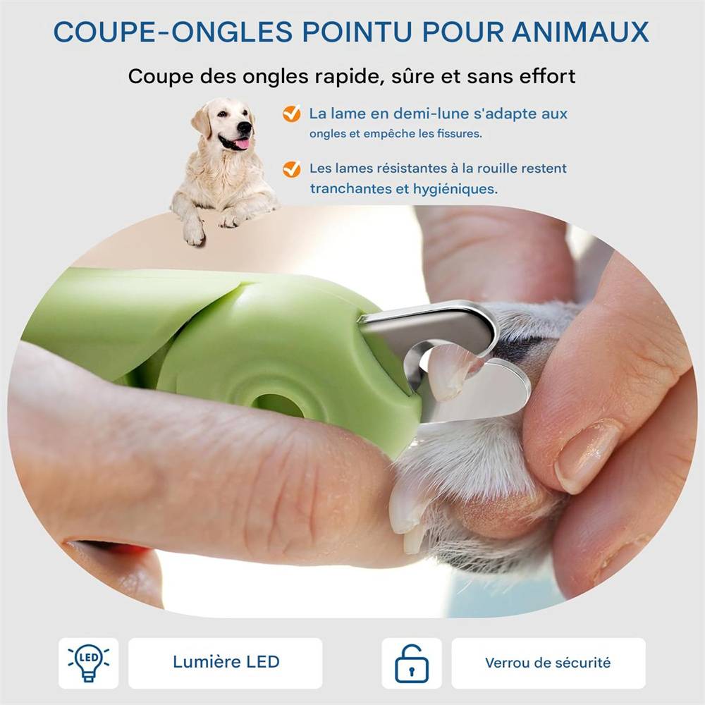 Ciseaux à ongles pour animaux(Vert) DtopbuyAge - Image 2