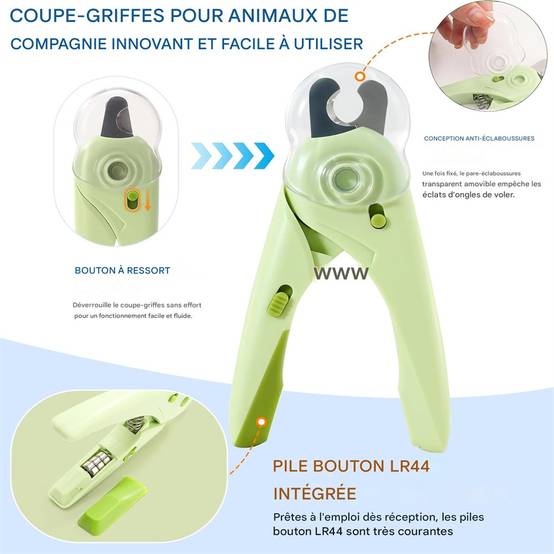 Ciseaux à ongles pour animaux(Vert) DtopbuyAge - Image 3