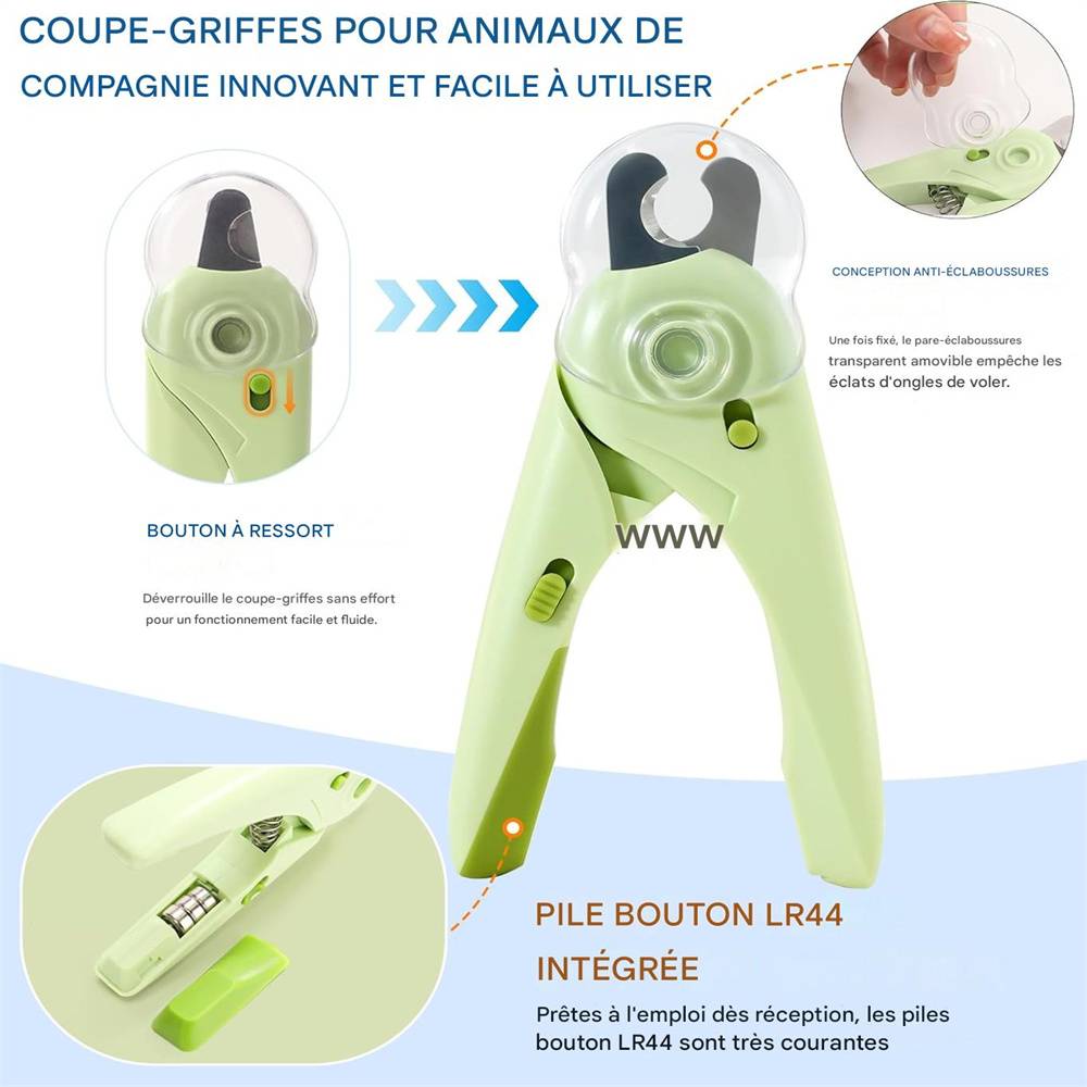 Ciseaux à ongles pour animaux(Vert) DtopbuyAge - Image 3