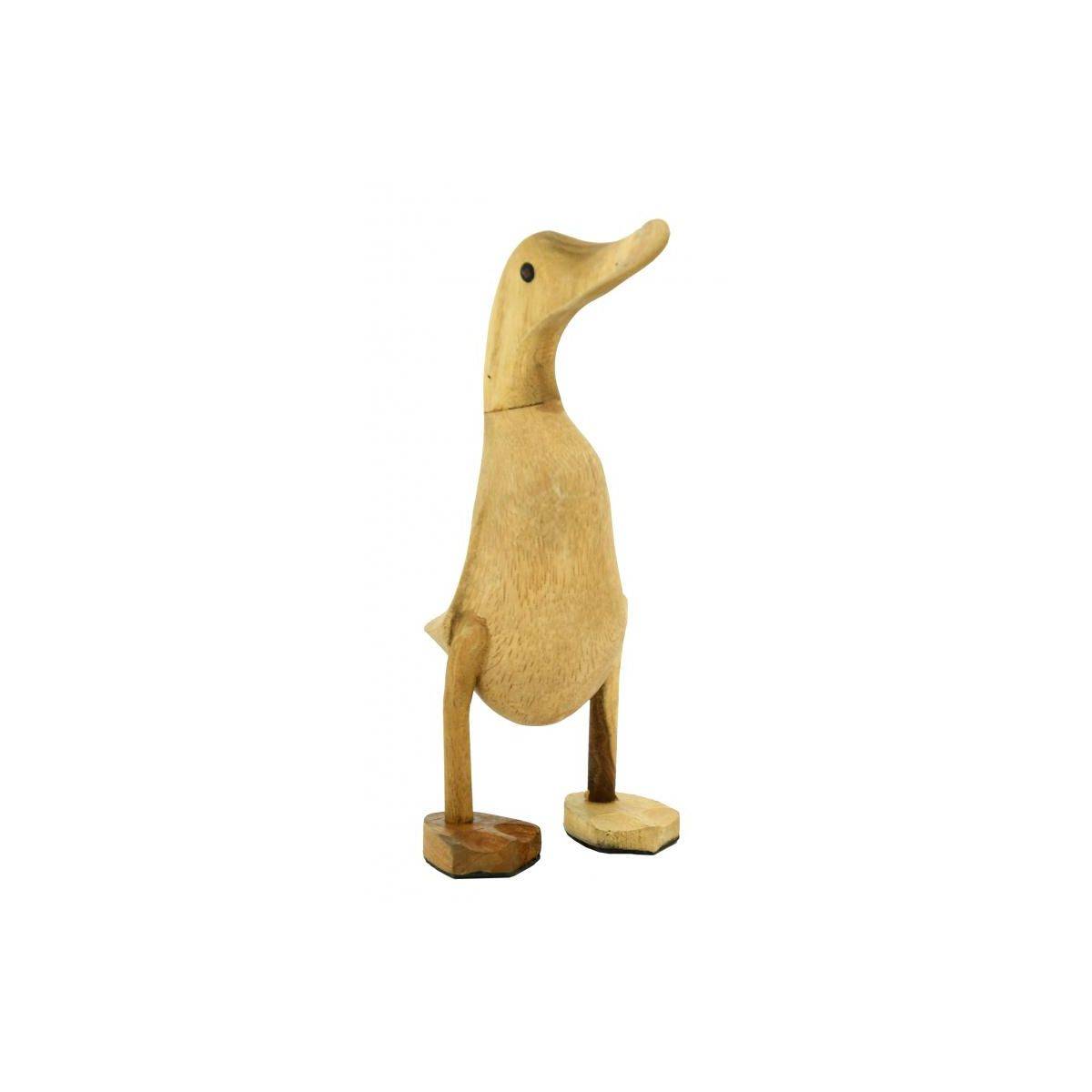 Aubry Gaspard - Canard sur pied en teck - Image 1